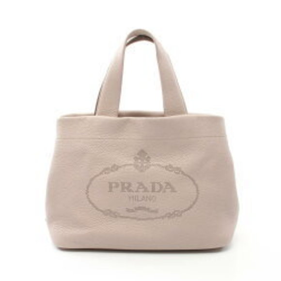 Prada Handbag Leather Pink - Picture 1 of 8